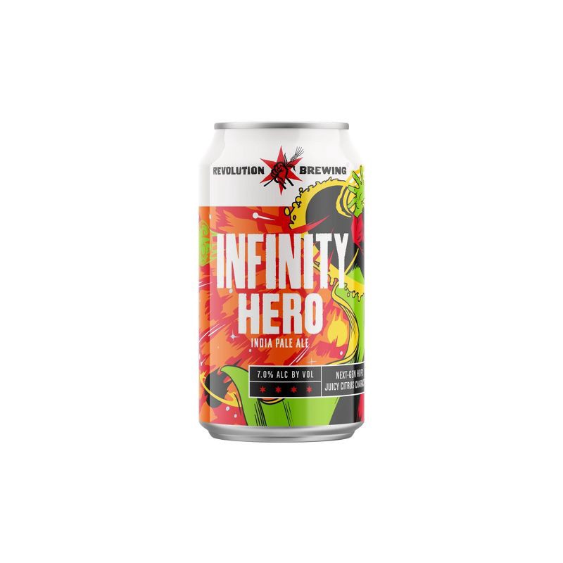slide 2 of 4, Revolution Brewing Revolution Infinity Hero Juicy IPA - 6pk/12 fl oz Cans, 6 ct; 12 fl oz