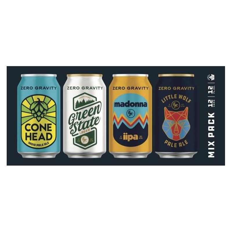 slide 2 of 3, Zero Gravity Brewing Zero Gravity Variety - 12pk/12 fl oz Cans, 12 ct; 12 fl oz