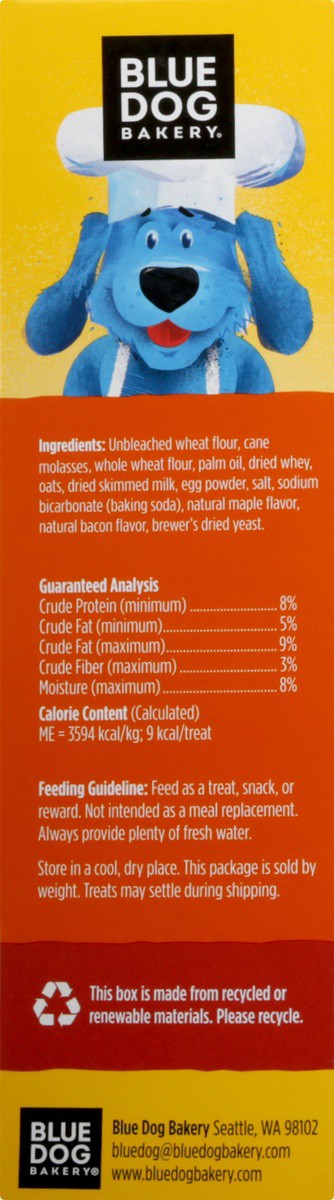 slide 4 of 9, Blue Dog Maple Bacon Paws, 18 oz