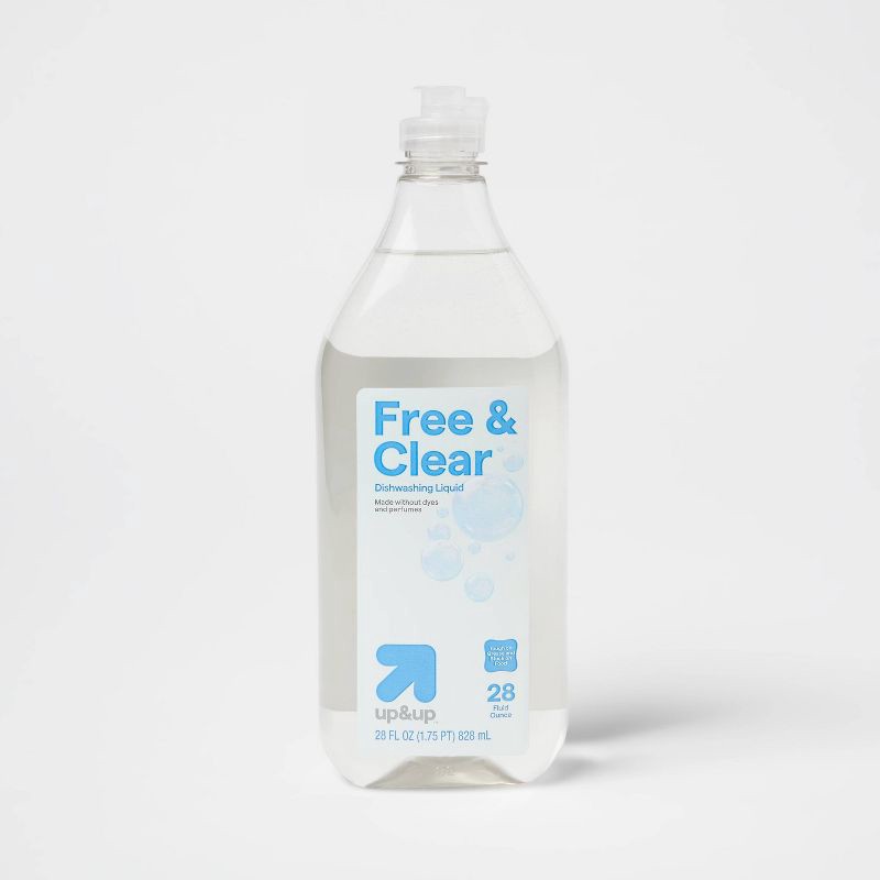 slide 1 of 3, Fragrance-Free Dish Soap - 28 fl oz - up&up™, 28 fl oz