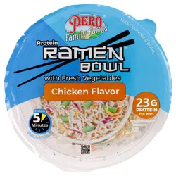 Pero Family Farms Protein Ramen Noodle Bowl Chicken Flavor
