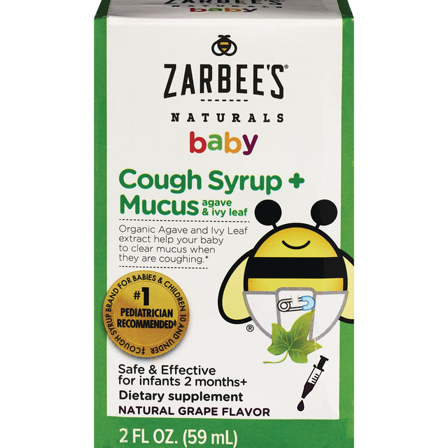 slide 1 of 1, Zarbees Baby Cough And Mucus, 1 ct