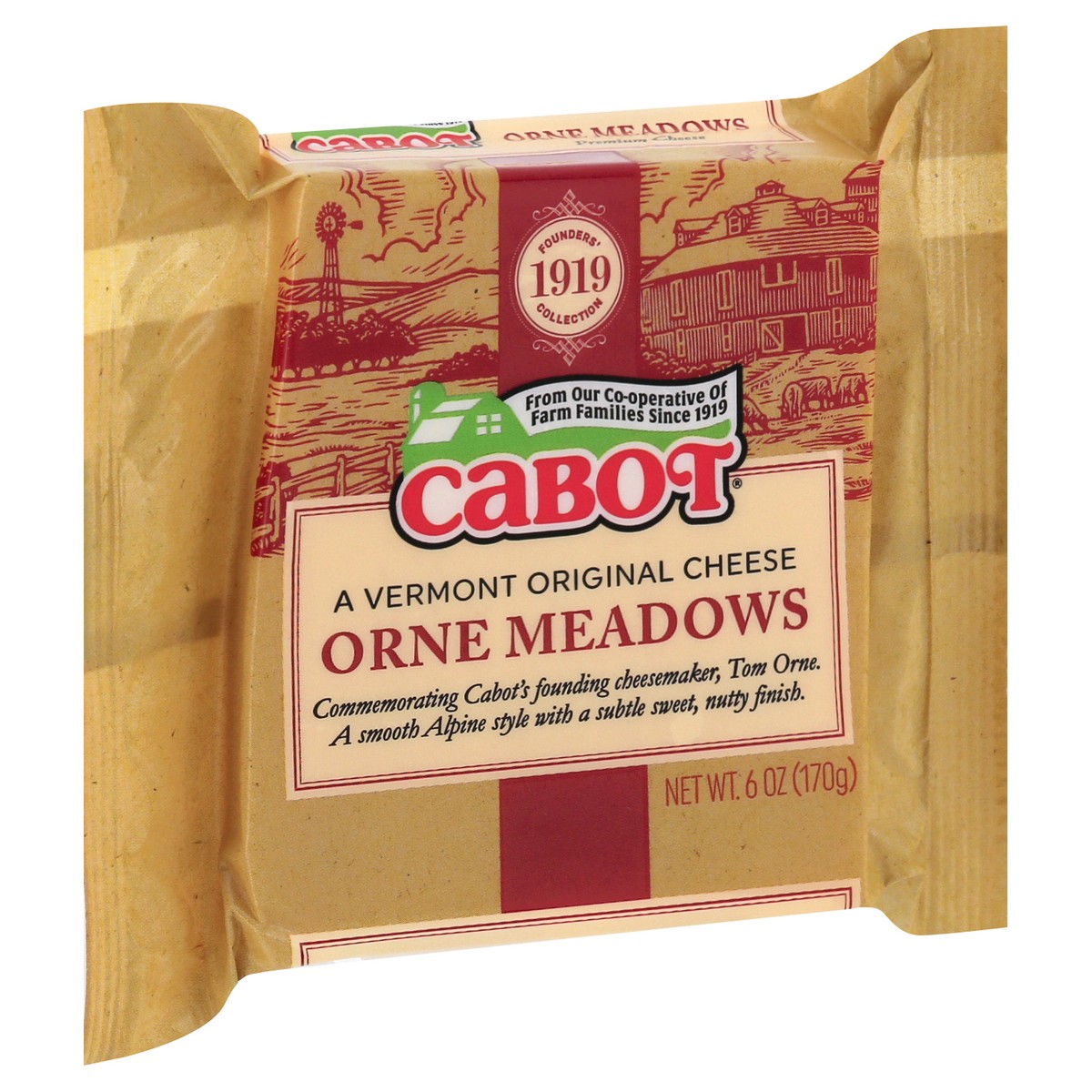 slide 2 of 10, Cabot Orne Meadows Cheddar Cheese, 6 oz, 6 oz