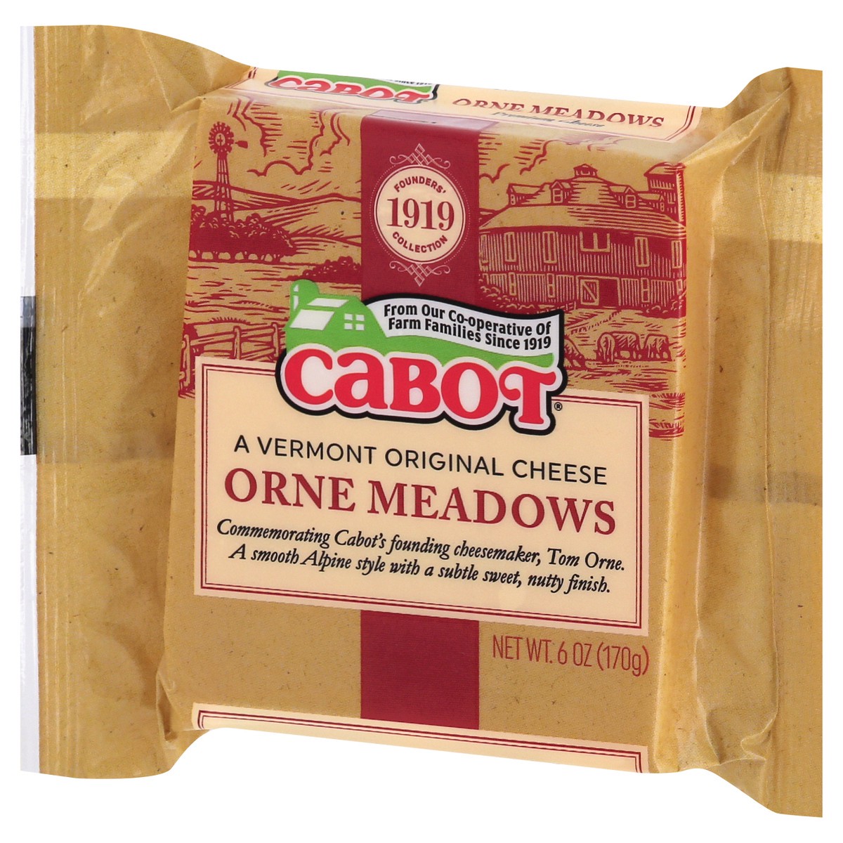 slide 3 of 10, Cabot Founders' Collection: Orne Meadows Cheddar Cheese - 6 oz., 6 oz