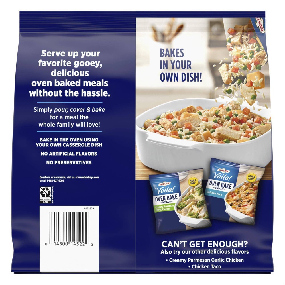Birds Eye Frozen Voila Cheesy Chicken & Rice Oven Baked Meals 35oz 35