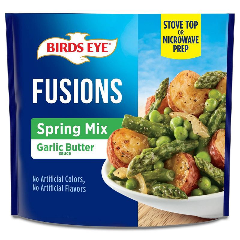 slide 1 of 5, Birds Eye Frozen Fusions Spring Mix with Garlic Butter - 11oz, 11 oz