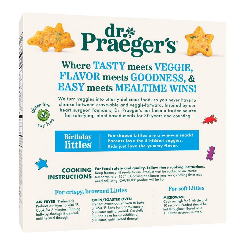 slide 3 of 4, Dr. Praeger's Frozen Gluten Free Vegan Birthday Cake Littles - 10oz, 10 oz