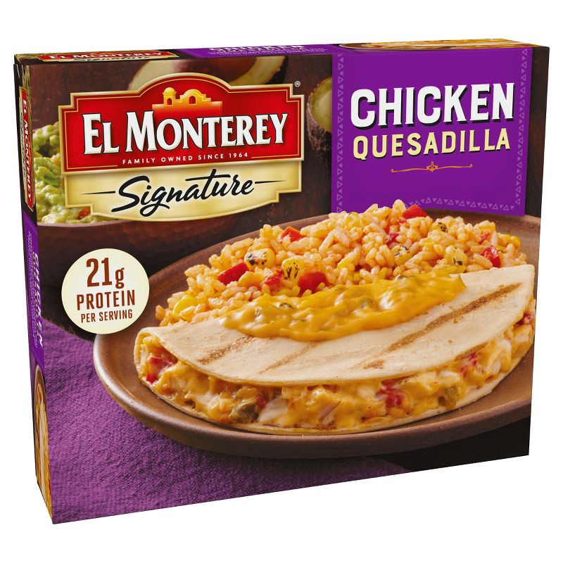 slide 2 of 5, El Monterey Frozen Chicken Quesadilla Meal - 10oz, 10 oz