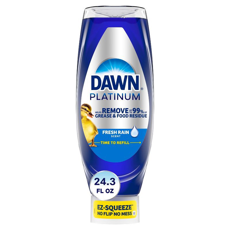 slide 1 of 11, Dawn Fresh Ez Squeeze Platinum Dish Soap - 24.3 fl oz, 24.3 fl oz