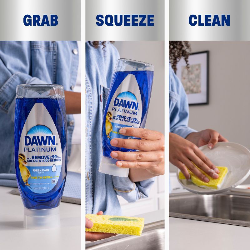 slide 5 of 14, Dawn Fresh Ez Squeeze Platinum Dish Soap - 24.3 fl oz, 24.3 fl oz