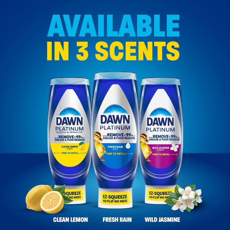 slide 9 of 14, Dawn Fresh Ez Squeeze Platinum Dish Soap - 24.3 fl oz, 24.3 fl oz