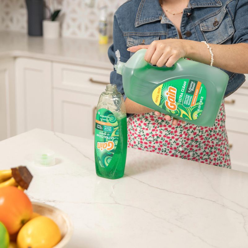 slide 7 of 8, Gain Original Ultra Liquid Dish Soap - 90 fl oz, 90 fl oz