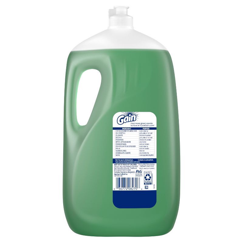 slide 8 of 8, Gain Original Ultra Liquid Dish Soap - 90 fl oz, 90 fl oz