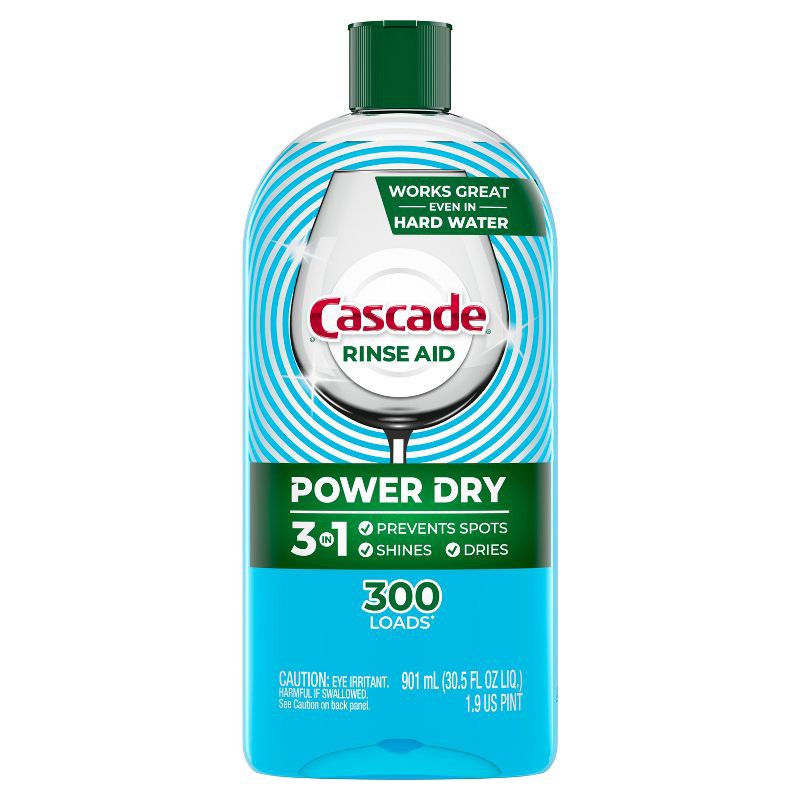 slide 2 of 9, Cascade Platinum Dishwasher Rinse Aid - 30 fl oz, 30 fl oz