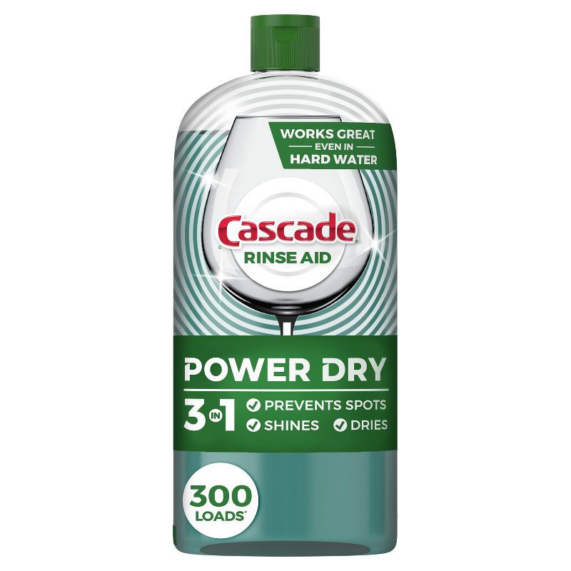 slide 1 of 9, Cascade Platinum Dishwasher Rinse Aid - 30 fl oz, 30 fl oz