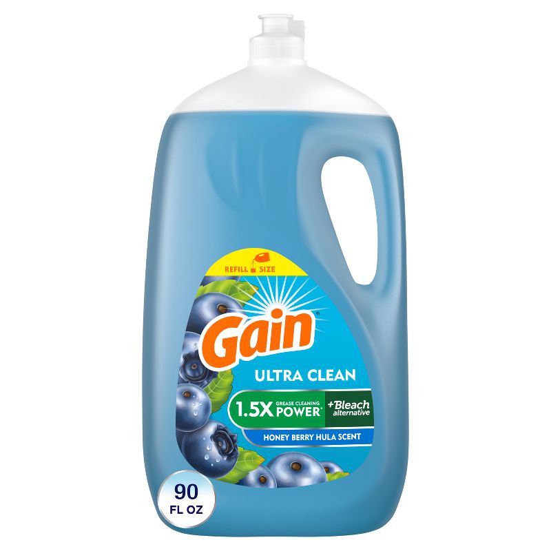 slide 1 of 8, Gain Honey Berry Hula Ultra Liquid Dish Soap - 90 fl oz, 90 fl oz