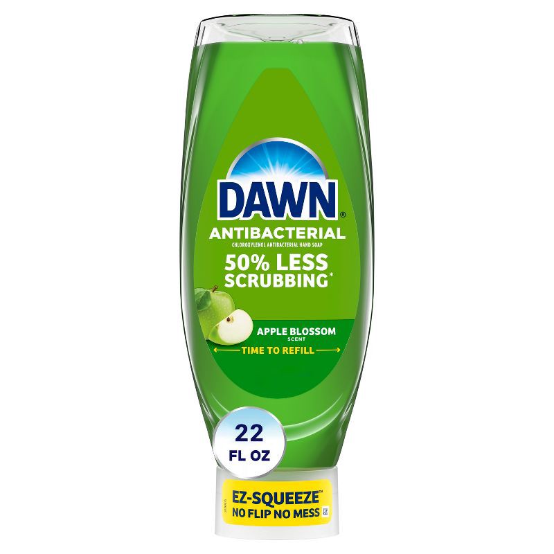 slide 1 of 13, Dawn Utra Antibacterial EZ-Squeeze Hand Soap - Apple Blossom - 22 fl oz, 22 fl oz