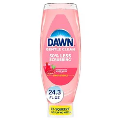 Dawn Gentle Clean EZ-Squeeze Dishwashing Liquid Dish Soap - Pomegranate & Rose Water - 24.3 fl oz