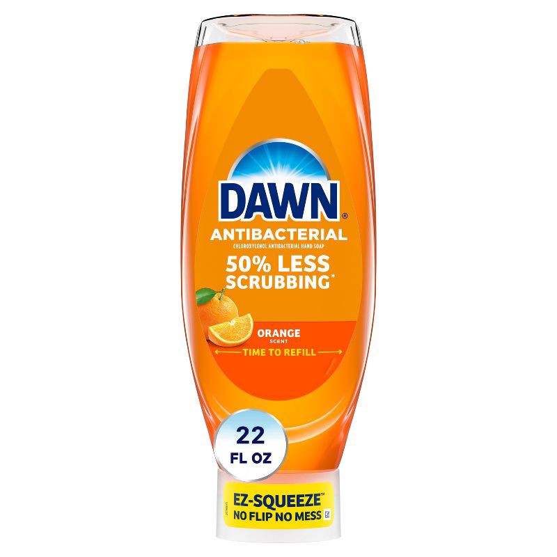 slide 1 of 9, Dawn Ultra Antibacterial EZ-Squeeze Hand Soap - Orange - 22 fl oz, 22 fl oz