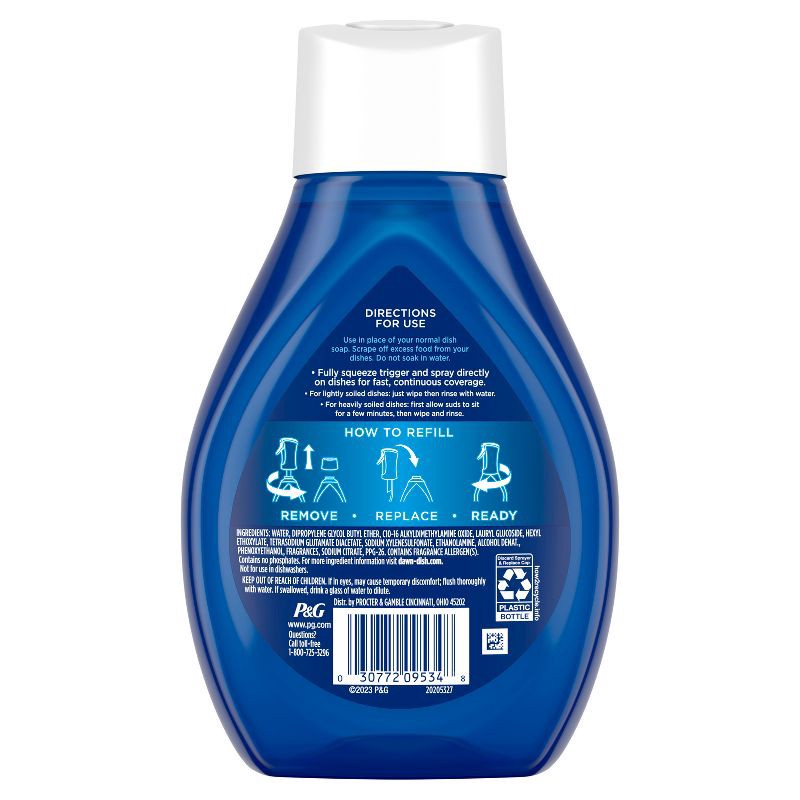 slide 14 of 14, Dawn Lemon Powerwash Dish Spray Refill - 16 fl oz, 16 fl oz