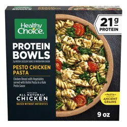 Healthy Choice Frozen Power Bowls Pesto Chicken Pasta - 9oz