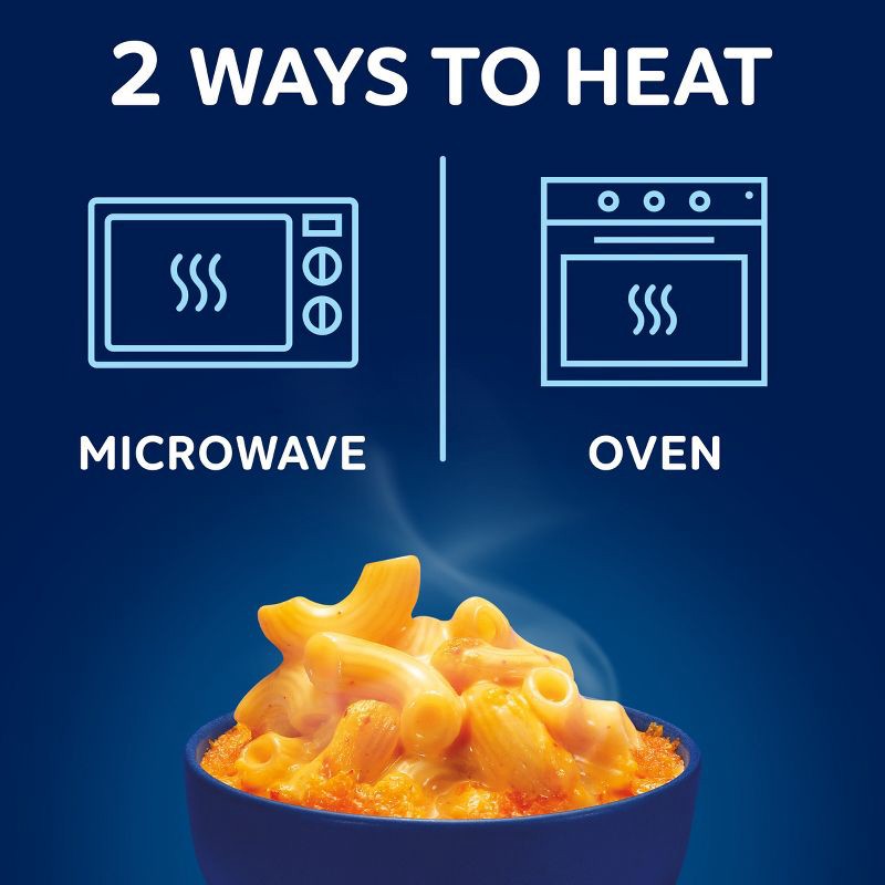 slide 5 of 9, Kraft Deluxe Four Cheese Mac and Cheese Frozen Meal - 12oz, 12 oz