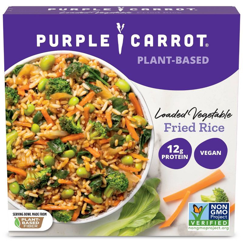 slide 1 of 5, Purple Carrot Vegan Frozen Plant Based Loaded Vegetable Fried Rice - 10.75oz, 10.75 oz