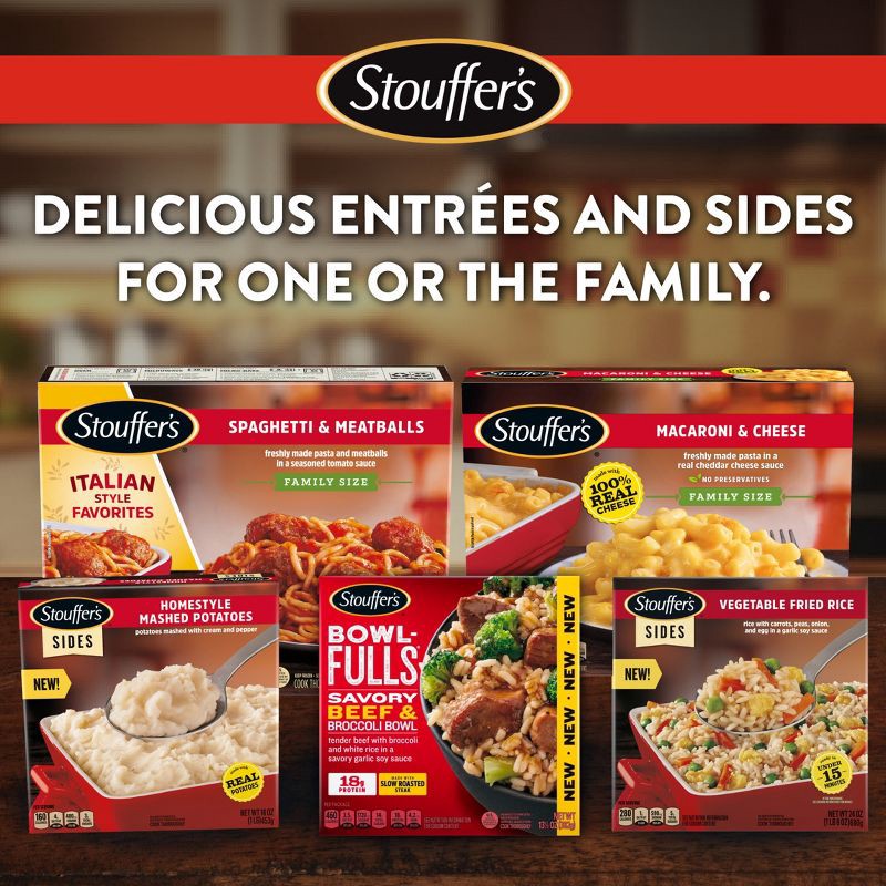 slide 5 of 8, Stouffer's Frozen Family Size Spaghetti with Meatballs - 30oz, 30 oz