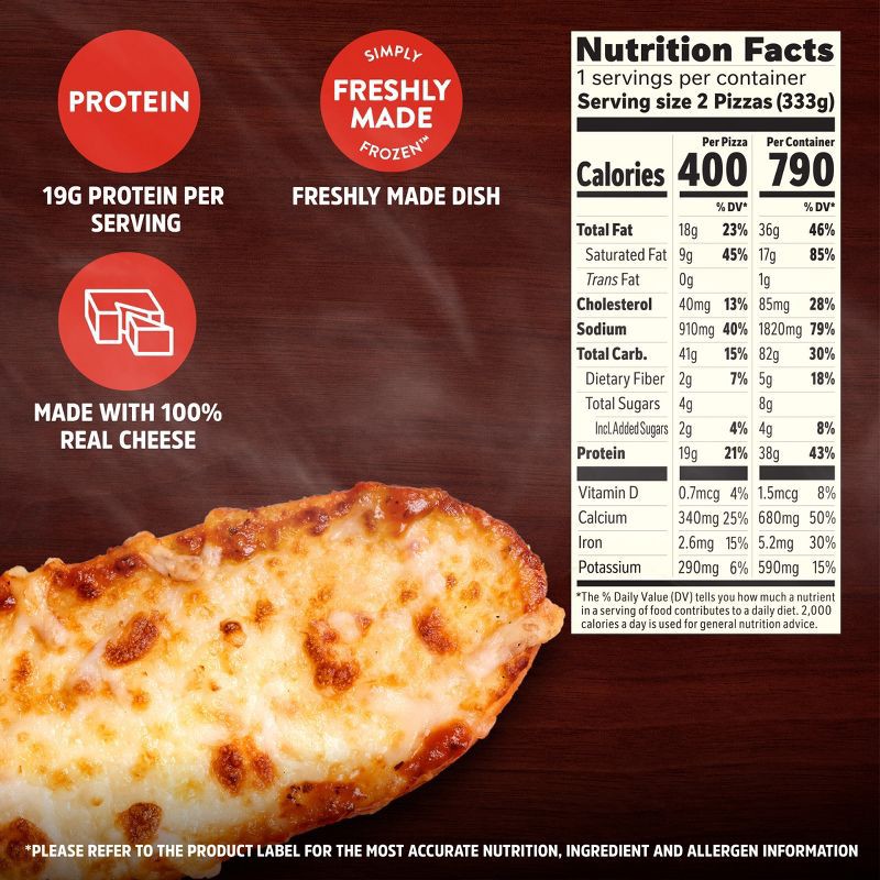 slide 4 of 10, Stouffer's French Bread Pizza Frozen Extra Cheese Pizza - 11.75oz, 11.75 oz