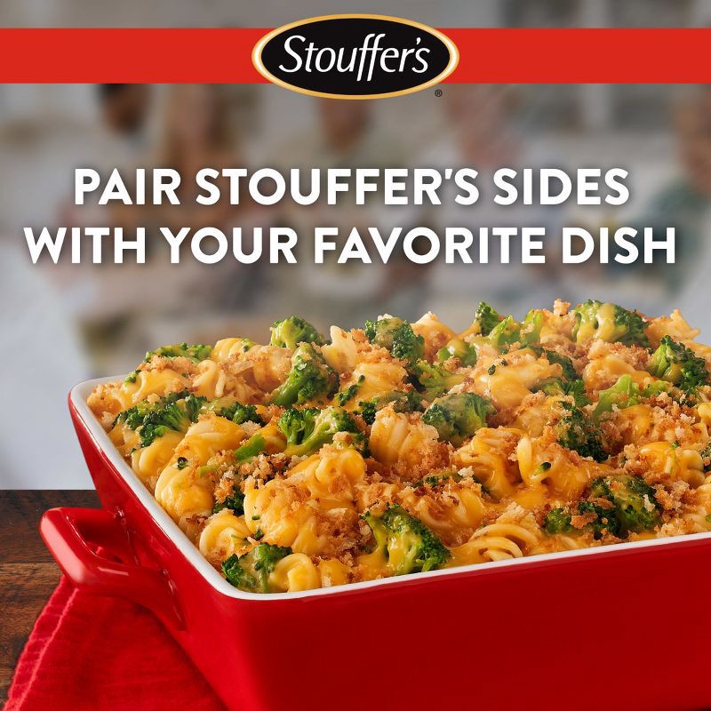 slide 3 of 11, Stouffer's Sides Broccoli Cheddar Frozen Pasta Bake - 24oz, 24 oz