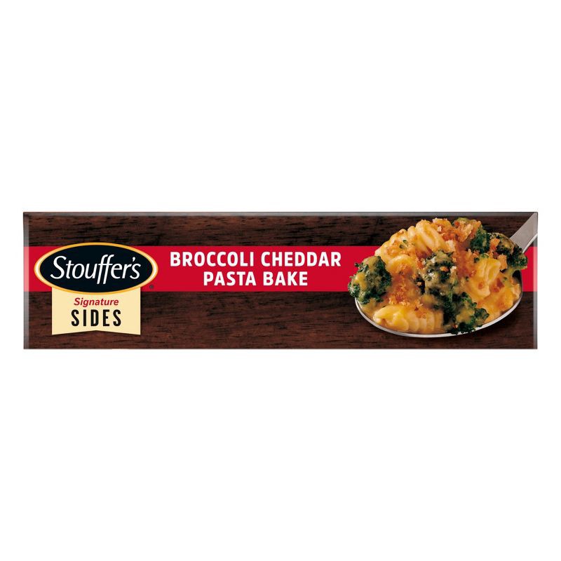 slide 10 of 11, Stouffer's Sides Broccoli Cheddar Frozen Pasta Bake - 24oz, 24 oz