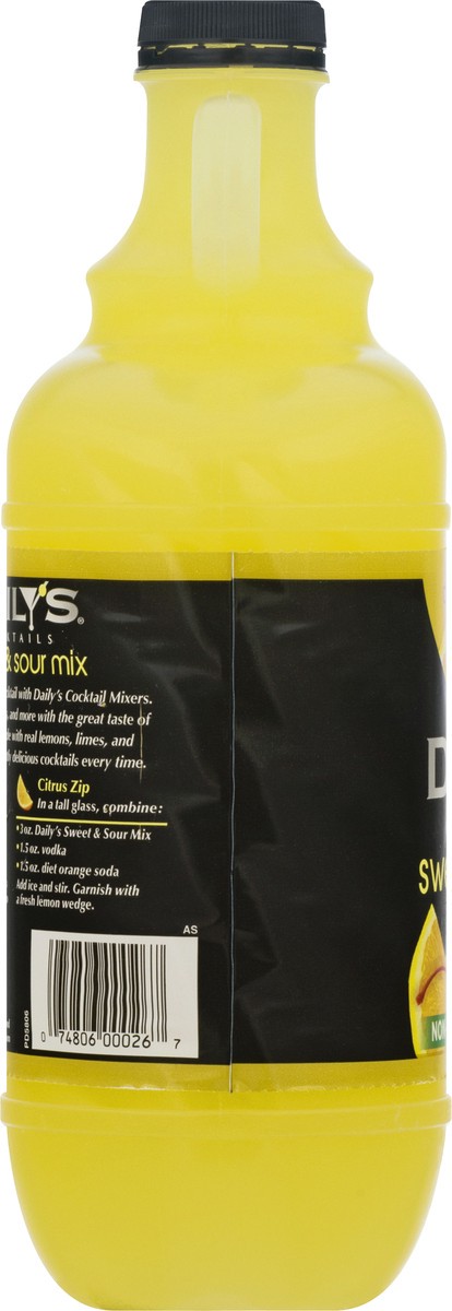 slide 9 of 9, Daily's Cocktails Non-Alcoholic Sweet & Sour Cocktail Mix 64 fl oz, 64 fl oz