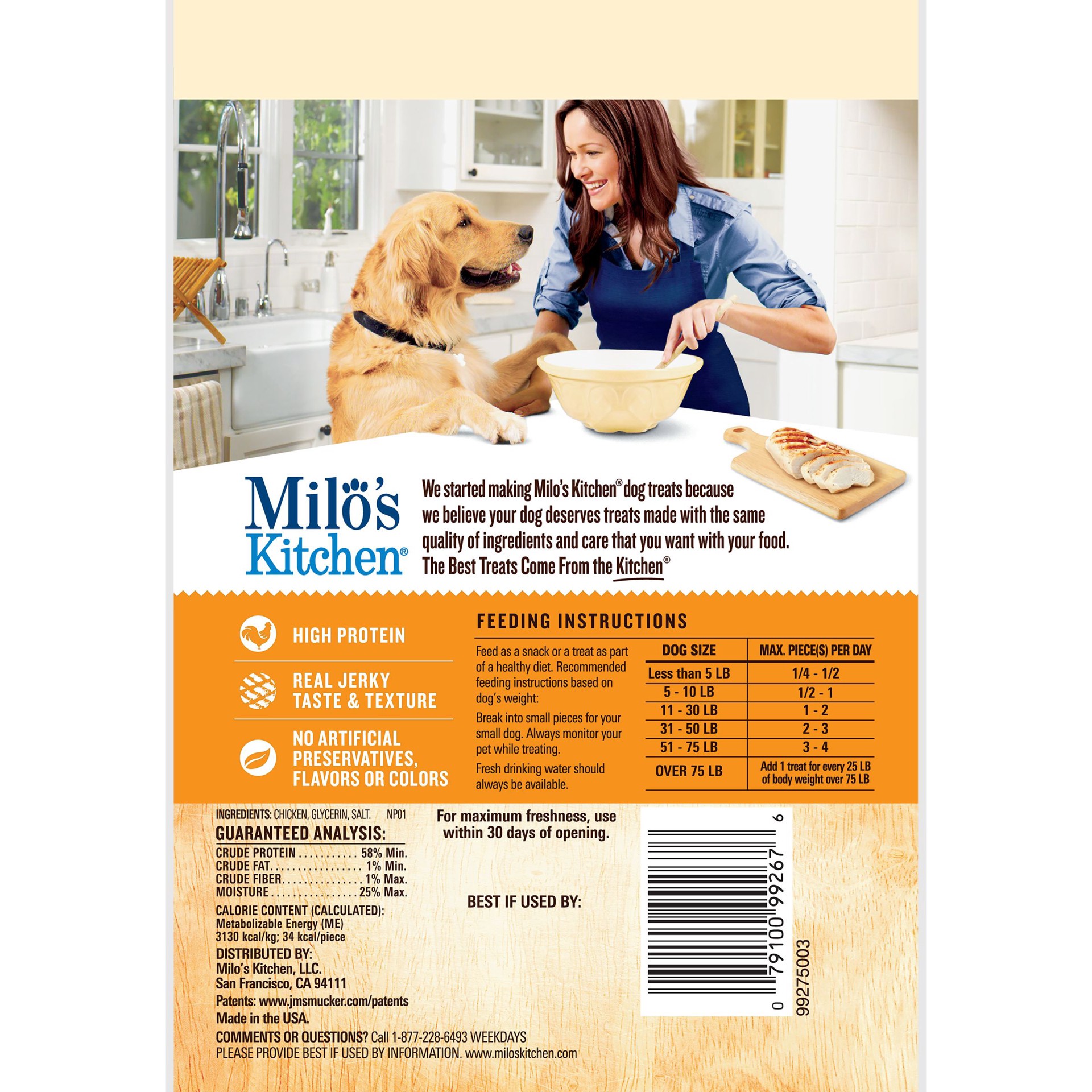 slide 4 of 5, Milo's Kitchen Dog Treats 2.5 oz, 2.5 oz