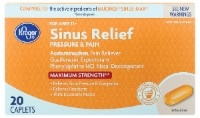 slide 1 of 1, Kroger Mucus Relief Max Sinus Pressure & Pain, 20 ct