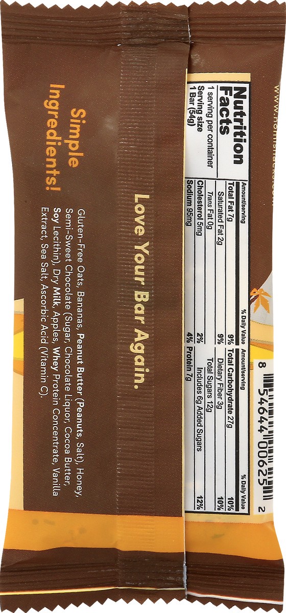 slide 8 of 8, nomi Fresh Bar Chocolate Peanut Butter, 2.3 oz