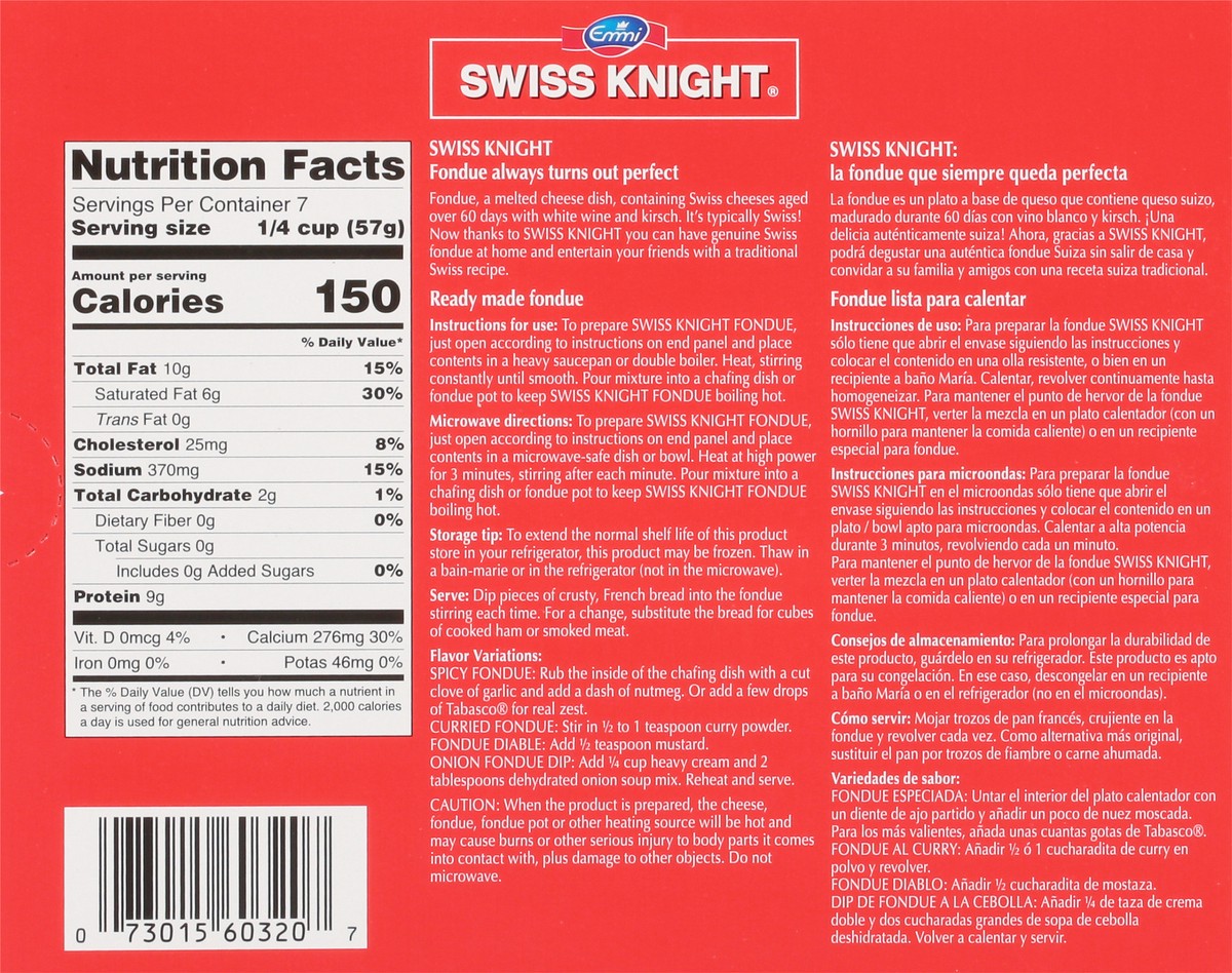 slide 4 of 13, Emmi Swiss Knight L'Original Fondue 14 oz, 14 oz