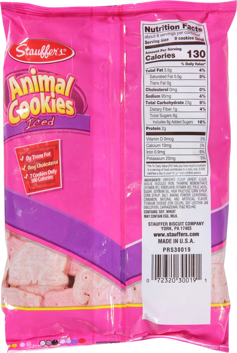 slide 8 of 9, Stauffer's Iced Animal Cookies 8 oz, 8 oz