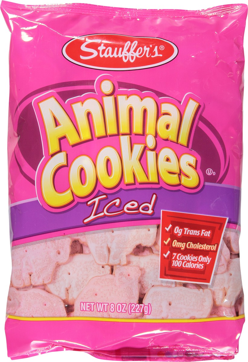 slide 6 of 9, Stauffer's Iced Animal Cookies 8 oz, 8 oz
