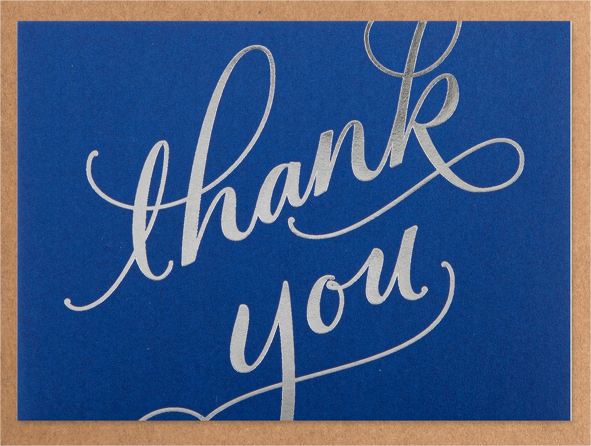 slide 3 of 4, Hallmark Thank You Note Cards, 1 ct