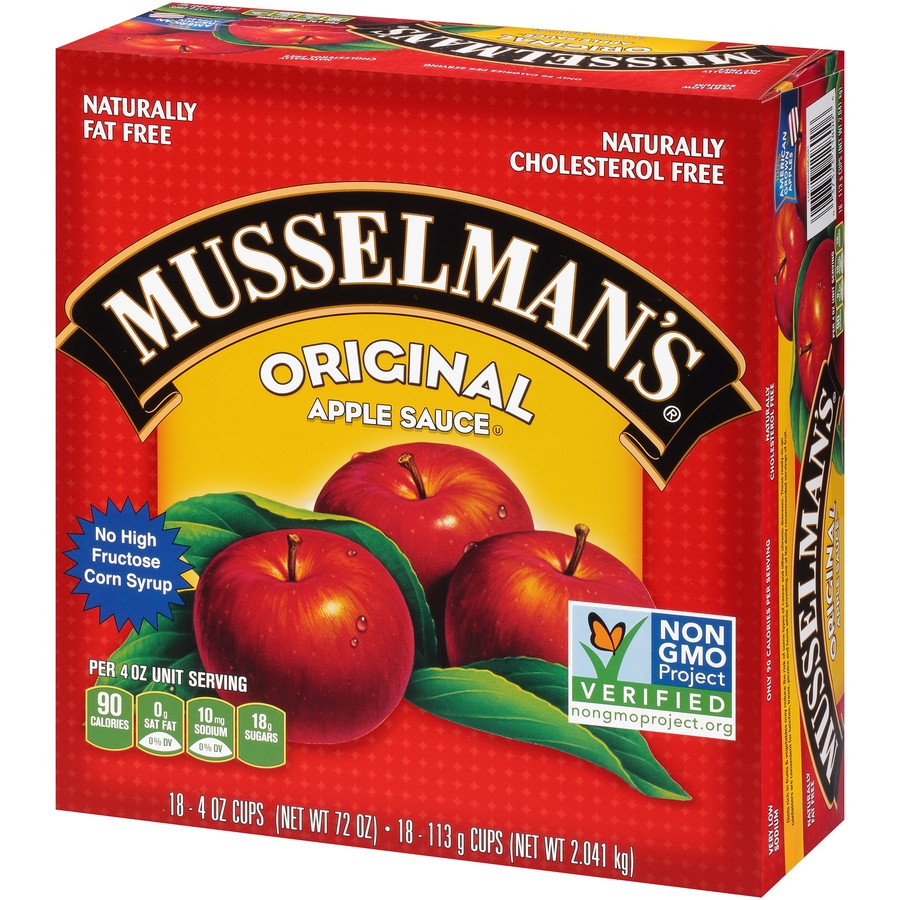 Musselman's Original Apple Sauce 18 ct; 4 oz Shipt