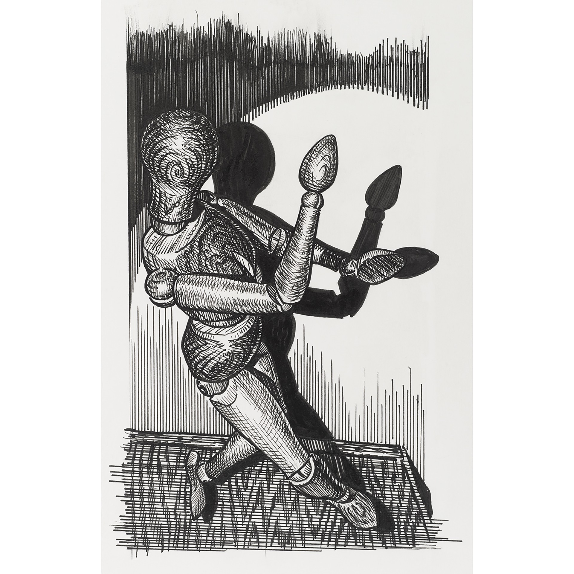 slide 3 of 3, Faber-Castell Pitt 0.05mm-1.5mm Black 6 Piece Artist Pen Set, 0.05mm