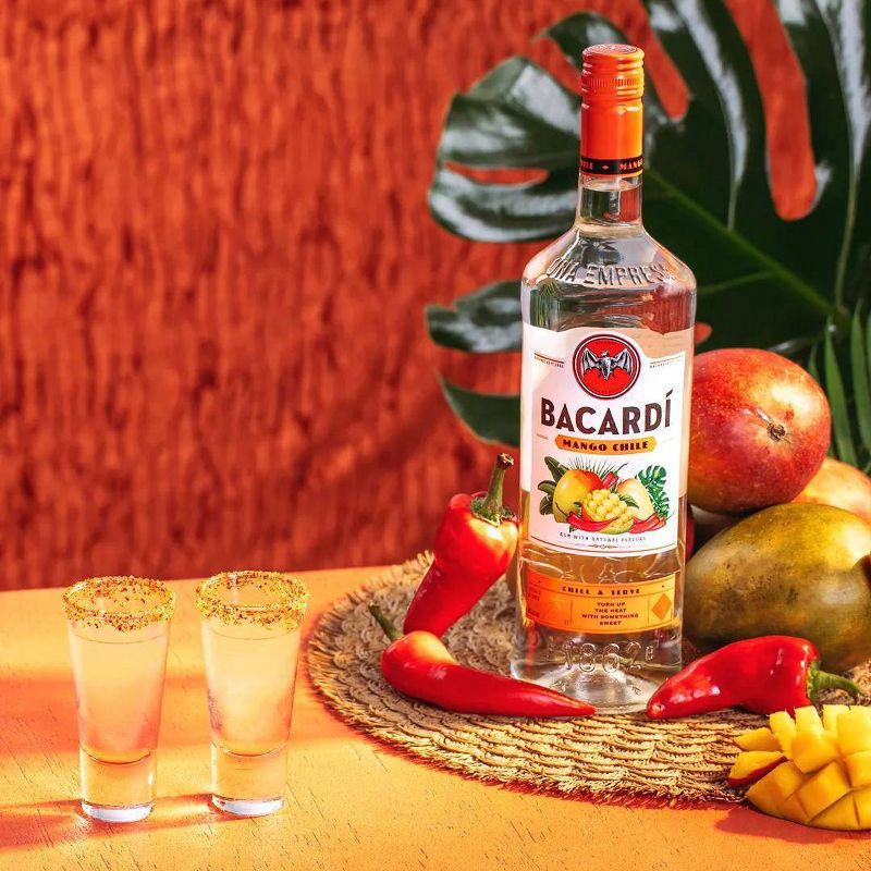 slide 3 of 4, Bacardi Mango Chile Rum - 750ml Bottle, 750 ml