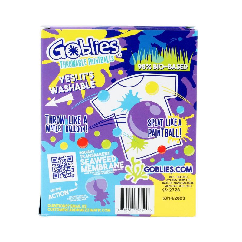 Goblies Throwable Paintballs 40ct - Purple 40 ct