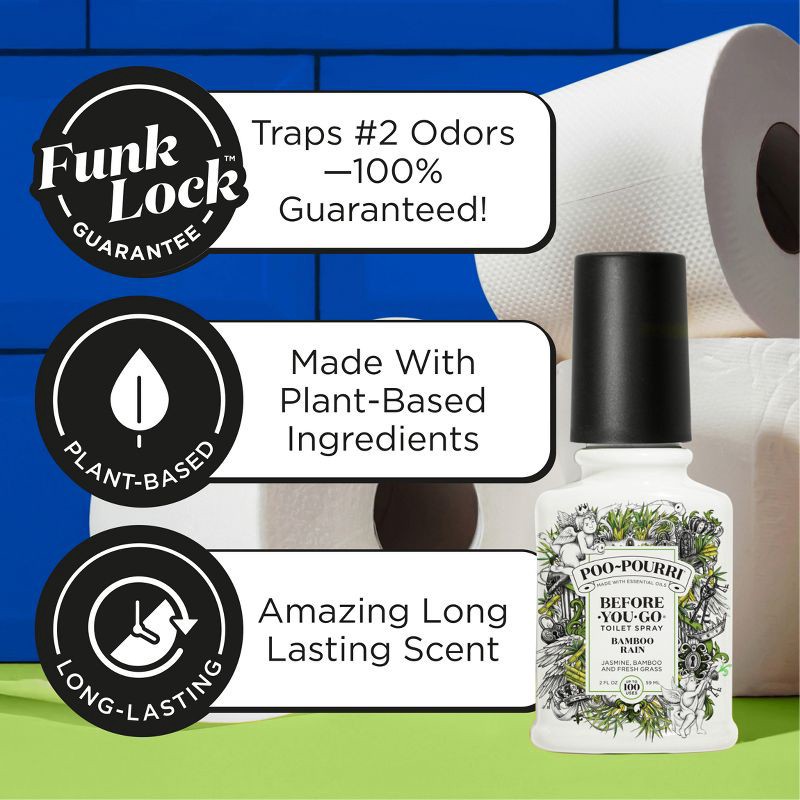 slide 2 of 12, Poo-Pourri Toilet Spray - Bamboo Rain - 2 fl oz, 2 fl oz