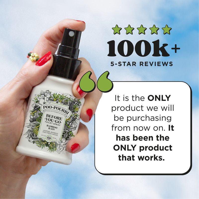 slide 3 of 12, Poo-Pourri Toilet Spray - Bamboo Rain - 2 fl oz, 2 fl oz