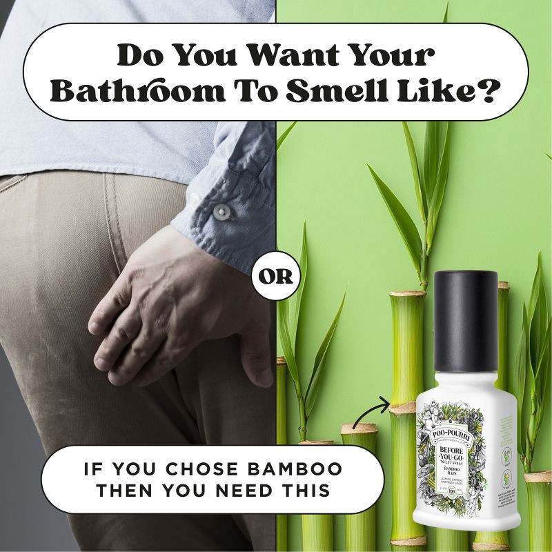 slide 9 of 12, Poo-Pourri Toilet Spray - Bamboo Rain - 2 fl oz, 2 fl oz