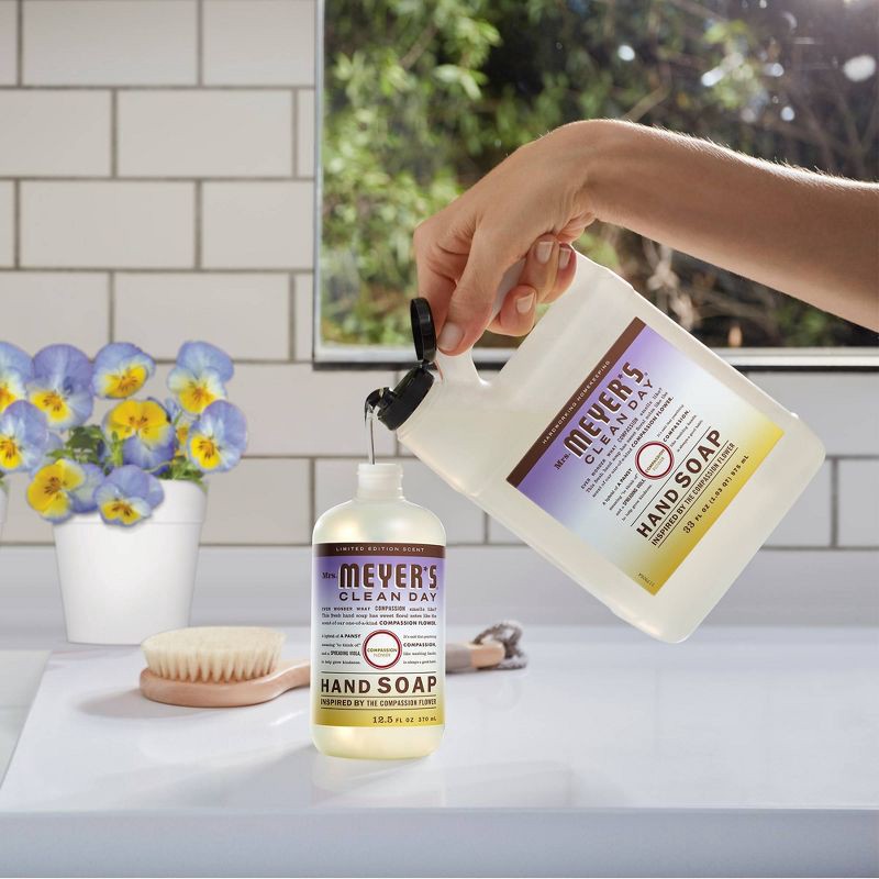 slide 3 of 6, Mrs. Meyer's Clean Day Hand Soap - Compassion Flower - 12.5 fl oz, 12.5 fl oz