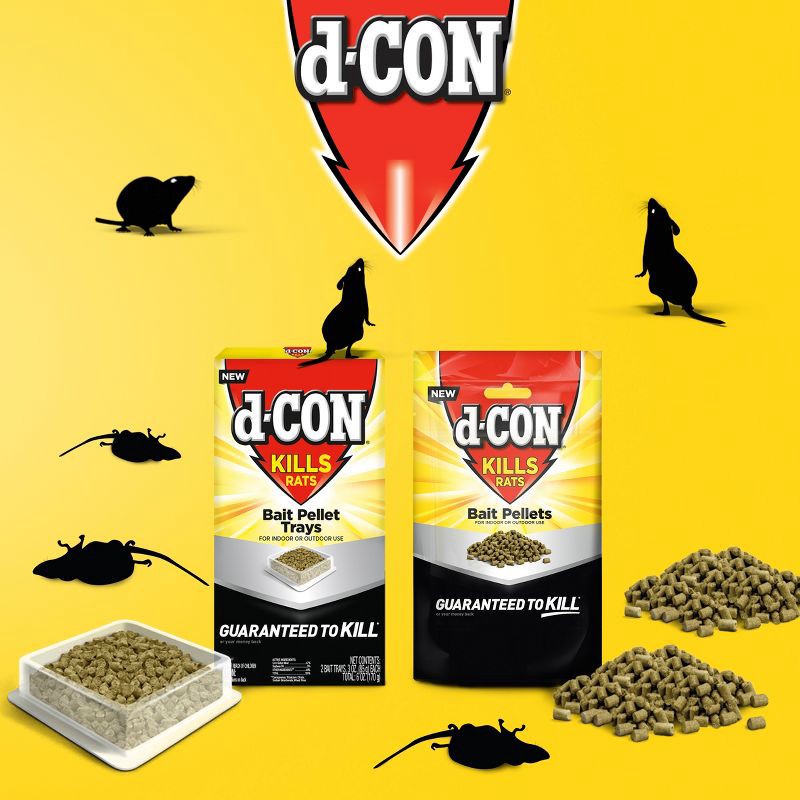 slide 6 of 6, d-CON Loose Bait Pellet Bags - 8oz, 8 oz