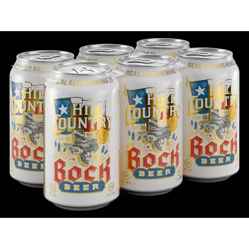 slide 1 of 2, Real Ale Brewing Co. Real Ale Hill Country Bock - 6pk/12 fl oz Cans, 6 ct; 12 fl oz