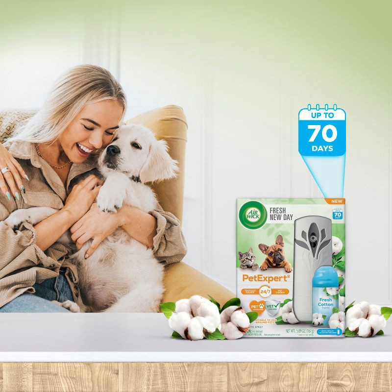 slide 2 of 7, Air Wick Freshmatic Pet Air Freshener Refill - Linen - 11.7oz/2pk, 11.7 oz, 2 ct